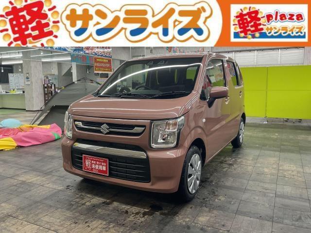 ワゴンＲ(スズキ) ＦＸ　４ＷＤ　届出済未使用車　スマートキー　衝突被害軽減システム　衝突安全ボディ　盗難防止システム 中古車画像