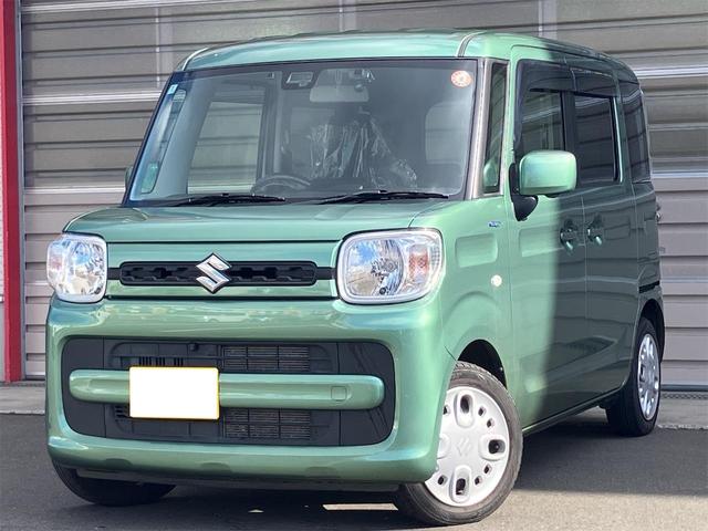 スペーシア(スズキ) ハイブリッドＧ　４ＷＤ　ドライブレコーダー　ＥＴＣ　全周囲カメラ　両側スライドドア　ナビ 中古車画像