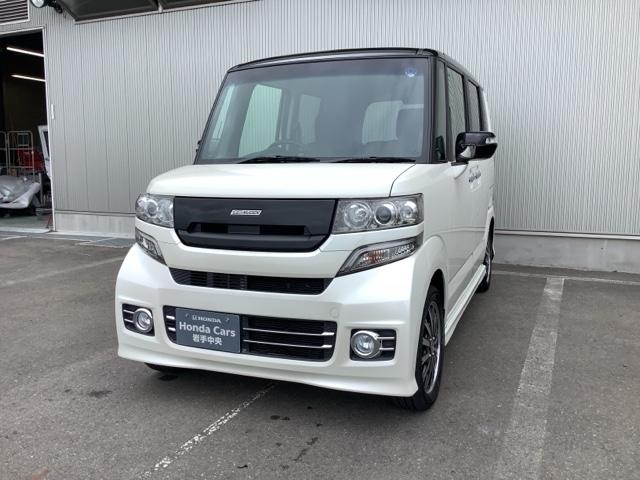 Ｎ－ＢＯＸカスタム Ｇ・ターボパッケージ　ＥＴＣ　アルミホイール　スマートキー　両側電動スライドドア　ＨＩＤ　ターボ　ベンチシート　メモリーナビ　バックカメラ　ワンセグ（1枚目）