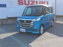 スペーシアカスタムZ ベースグレード 4WD ドライブレコーダー ETC 両側スライド・片側電動 TV レーンアシスト 衝突被害軽減システム HID スマートキー アイドリングストップ 電動格納ミラー ベンチシート CVT 中古車画像