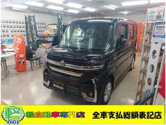 スペーシアカスタム ハイブリッドGS 4WD 車検令和9年12月 両側スライド片側電動ドア シートヒーター クルーズコントロール ロールサンシェード 純正アルミホイール 中古車画像