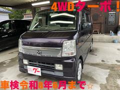 スクラムワゴン PZターボ 4WD 左側電動スライドドア ナビ テレビ キーレス ターボ 中古車画像