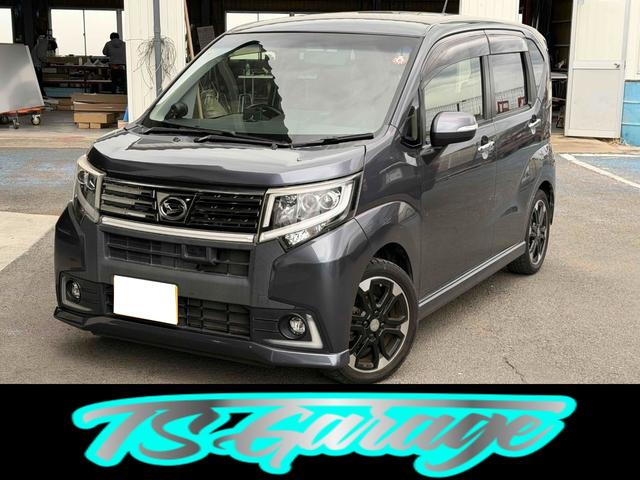 ムーヴ(ダイハツ) カスタム　ＲＳ　ハイパーＳＡ　ターボ　ＬＥＤヘッドライト　フルセグナビＴＶ　バックカメラ　ハーフレザーシート　革巻きステアリング　プッシュスタート　スマートキー　エンジンスターター　衝突軽減ブレーキ　純正１５ＡＷ 中古車画像