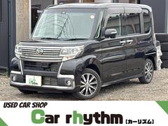 タント　カスタムＸ　トップエディションＳＡＩＩ　４ＷＤ　グー保証１年付　ＥＴＣ　バックカメラ　両側スライド・片側電動　ナビ　ＴＶ　クリアランスソナー　衝突被害軽減システム　オートライト　ＬＥＤヘッドランプ　スマートキー　アイドリングストップ（ダイハツ）