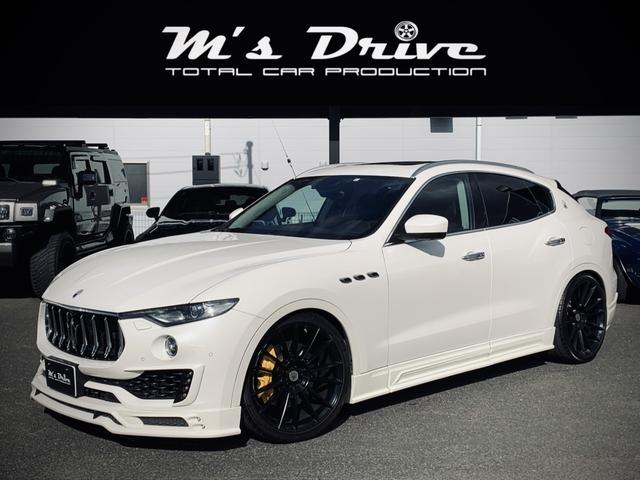 レヴァンテ(マセラティ) Ｓ　パノラマルーフ／茶革／ＺＥＲＯＤＥＳＩＧＮボディキット／ＦＯＲＧＩＡＴＯ２２インチ／マフラー可変バルブＥＢＭ／ロワリングキット／デイライトモジュール／パワートランク／レーダークルーズ／ハーマンカードン 中古車画像