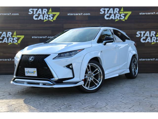 ＲＸ３００　Ｆスポーツ　ＡＩＭＧＡＩＮ純ＶＩＰ・ＥＸＥコンプリートＶｅｒ．／Ｋｒａｎｚｅ・Ｓｃｈｉｎｔｉｌｌ２２インチ／ＲＳＲ車高調／ＣＯＡＰＬＵＳデジタルインナーミラー／サンルーフ／黒革シート／純正ナビ／全周囲モニター