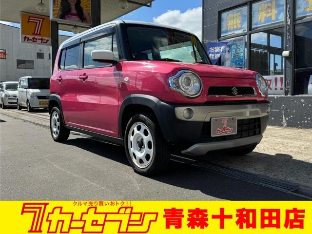 スズキ ハスラー Ｇ　４ＷＤ　全国対応１２ヶ月走行無制限保証付　レーダーブレーキサポート　アイドリングストップ　ドアバイザー　プッシュスタート　プライバシーガラス　シートヒーター　ＨＩＤ　オートライト