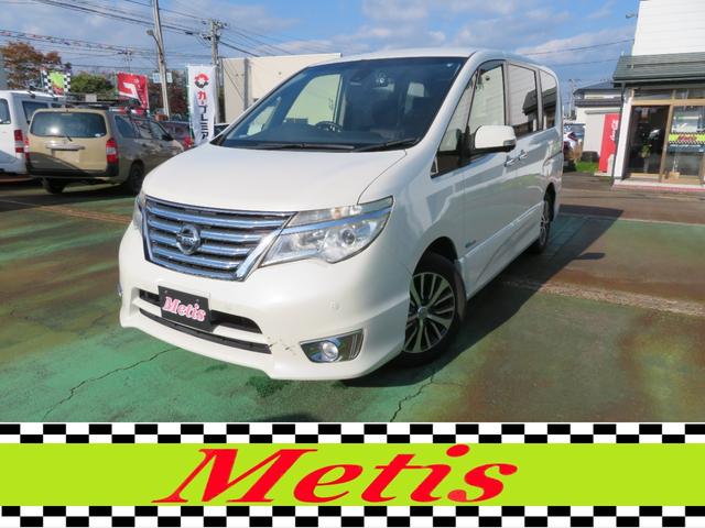 セレナ(日産) ハイウェイスター Vセレ+セーフティ SHV Aセフ 両側パワースライドドア/プッシュスタート/スマートキー/純正ナビゲーション/アラウンドビュー/デジタルテレビ/Bluetooth/ビルトインETC/LEDヘッドランプ/寒冷地仕様/クルーズコントロール 中古車画像