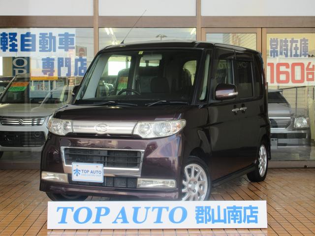 カスタムRS 4WD ターボ 電動スライドドア ナビ TV DVD再生 無修復歴 保証付(1枚目)