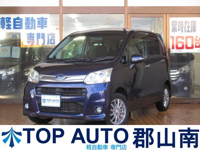 カスタムＲ　４ＷＤ　スマートキー　ナビ　ＴＶ　ＣＤ／ＤＶＤ再生　ＥＴＣ　ＨＩＤライト　フォグライト　電動格納ミラー　社外アルミホイール