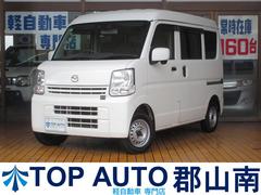 スクラム PCスペシャル 切替式4WD ハイルーフ キーレスキー 純正オーディオCD AUX 電動格納ミラー パワーステアリング ABS 障害物センサー 横滑り防止機能 レーンキープアシスト ブレーキサポート 無修復歴車 中古車画像