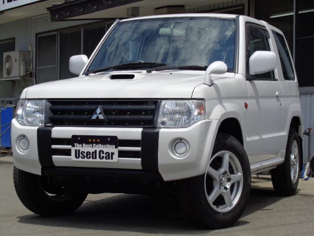 パジェロミニ ＺＲ　４ＷＤ　ターボ　切替４ＷＤ　キーレス　ＣＤ　ＦＭ／ＡＭ　シートヒーター　ＡＢＳ　社外アルミ　運転席＆助手席エアバッグ　盗難防止装置（1枚目）