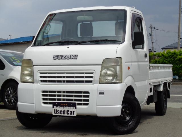 キャリイトラック ＫＣエアコン・パワステ　４ＷＤ　オートマ　切替４ＷＤ　エアコン　パワステ　運転席＆助手席エアバッグ（1枚目）
