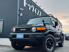 トヨタ　ＦＪクルーザー　ブラックカラーパッケージ　フローティングナビ　ルーフラック　リアラダー