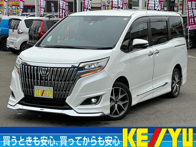 トヨタ エスクァイア Ｇｉ【後期型】【名古屋仕入】【モデリスタエアロ＆アルミ】　禁煙車　１オーナー【１０インチＳＤナビ＆ＴＶキット】【黒革シート＆シートヒーター】【衝突軽減装置＆車線逸脱警告＆クルーズコントロール】【両側電動スライドドア】【ドラレコ】【ＬＥＤオートライト】