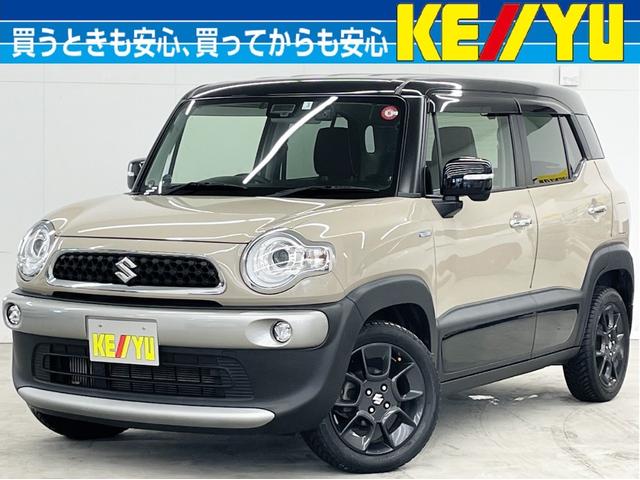 スズキ クロスビー ハイブリッドＭＺ【４ＷＤ】【禁煙車】【２トーンルーフ】　【８インチＳＤナビ＆バックカメラ＆前後ドラレコ】【サブウーファー＆ツィーター】【衝突軽減装置＆車線逸脱警告＆クルコン＆センサー】【ＬＥＤライト＆ＬＥＤフォグ】【シートヒーター】【ブルートゥース】ＥＴＣ