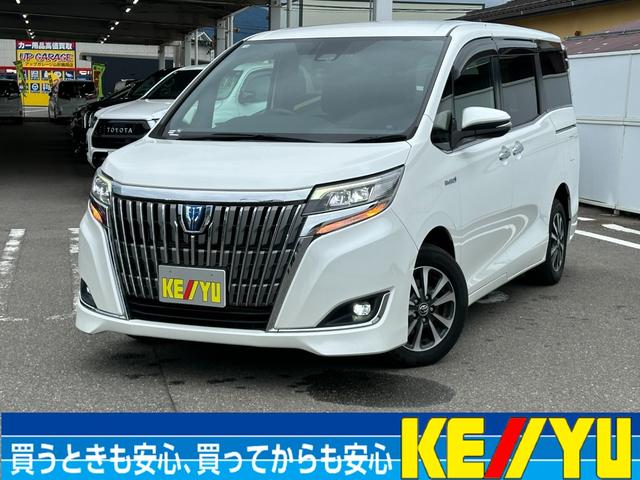 トヨタ エスクァイア ハイブリッドＧｉ【埼玉仕入】【後期型】【禁煙車】　【１２．１型フリップダウン＆９型ＳＤナビ】【前後ドラレコ】【デジタルインナ－ミラー】【両側電動スライドドア】【トヨタセーフティシステム】【黒革シート＆シートヒーター】【ビルトインＥＴＣ】ＬＥＤライト