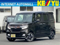 ホンダ　Ｎ−ＢＯＸカスタム　Ｇ　ＥＸターボホンダセンシング【４ＷＤ】【両側電動スライド】　【衝突軽減＆車線逸脱警告＆追従クルコン＆コーナーセンサー】【フルセグＳＤナビ＆バックカメラ＆ＢＴ】【ハーフレザーシート＆シートヒーター】【ＬＥＤオートライト＆フォグ】【ドラレコ】【パドルシフト】ＥＴＣ