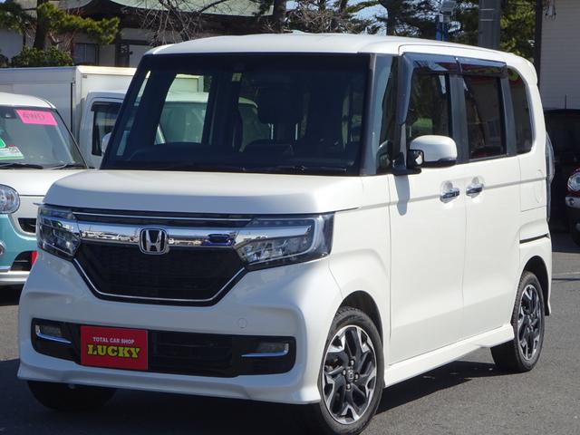 ホンダ Ｎ－ＢＯＸカスタム Ｇ・Ｌターボホンダセンシング　４ＷＤ　ナビ　Ｂカメラ　両側電動スライド　エンスタ　プラズマイオンクラスター