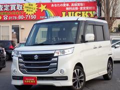 スペーシアカスタムZ ターボ 4WD オーディオ BT シートヒーター アイドリングストップ クルコン 片側パワースライド デュアルカメラブレーキ 中古車画像