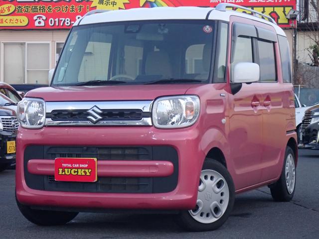 スペーシア(スズキ) ハイブリッドＸ　４ＷＤ　ナビ　フルセグ　Ｂｌｕｅｔｏｏｔｈ　ＣＤ　ＤＶＤ　前ドライブレコーダー　両側パワースライドドア　シートヒーター　レーダーブレーキ 中古車画像