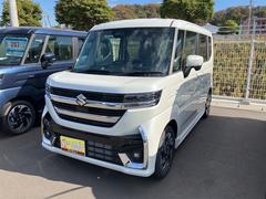 スペーシアカスタム ハイブリッドXS 届け出済み未使用車 全周囲カメラ 両側電動スライドドア ナビ TV クリアランスソナー オートクルーズコントロール 衝突被害軽減システム オートライト LEDヘッドランプ スマートキー 中古車画像