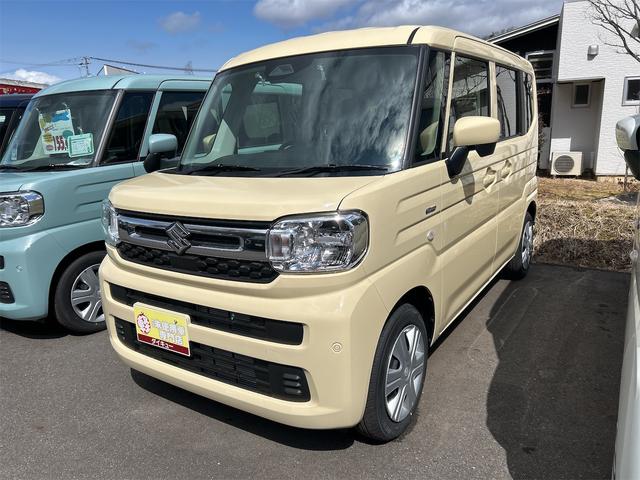 ハイブリッドＧ　届け出済み未使用車　両側スライドドア　クリアランスソナー　衝突被害軽減システム　オートライト　ＬＥＤヘッドランプ　スマートキー　アイドリングストップ　電動格納ミラー　ベンチシート　ＣＶＴ