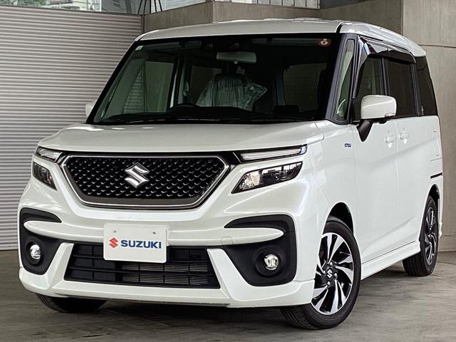 ソリオバンディット(スズキ) ハイブリッドＭＶ　４ＷＤ　後席右側ワンアクションパワースライド　全方位カメラ　純正１０インチナビ　ＥＴＣ２．０　デュアルカメラブレーキサポート 中古車画像