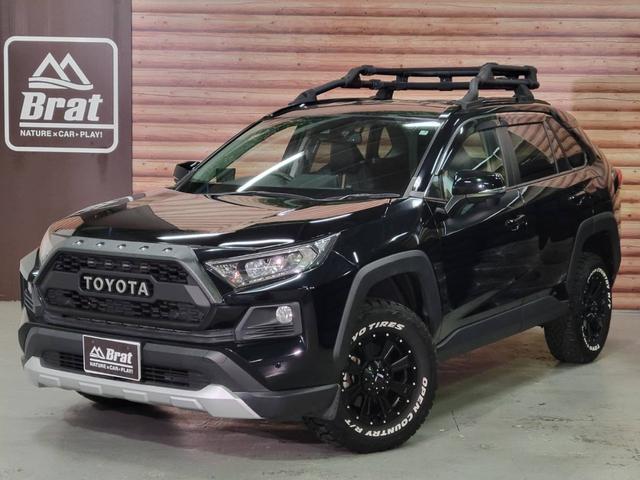 ＲＡＶ４(トヨタ) アドベンチャー　レクセルデスロック１６インチアルミ　トーヨーオープンカントリーＲ／Ｔ　リフトＵＰ　ルーフラック　ＴＯＹＯＴＡロゴグリル　ノーズカバー 中古車画像