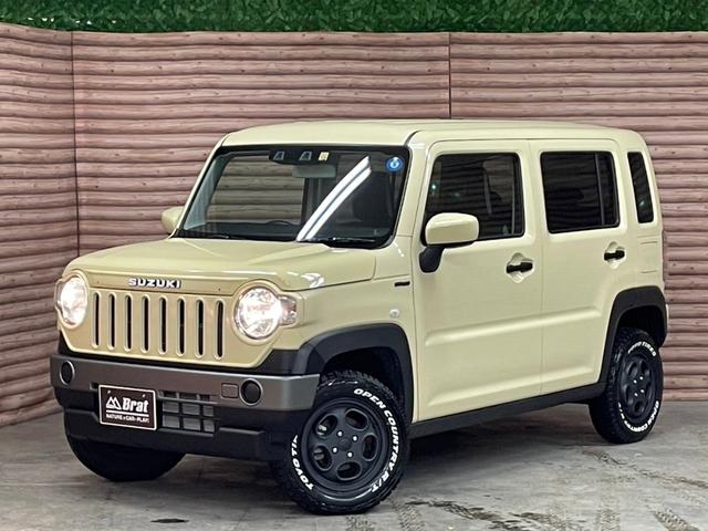 スズキ ハスラー ハイブリッドＧ　４ＷＤ　ＤＡＭＤカラビナフェイスチェンジ　１インチリフトアップ　各所マッドブラック塗装　ハイペリオン１４インチホイール　ＴＯＹＯオープンカントリーＲＴタイヤ　前席シートヒーター　クルコン