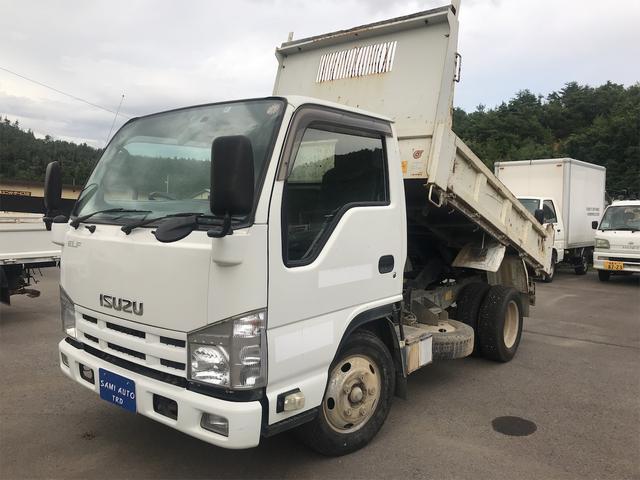 いすゞ エルフトラック 強化ダンプ ３トンダンプ ４ナンバー 低床ダンプ 新明和製ダンプの中古車 グーネット中古車