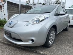 リーフ X バックカメラ ナビ オートクルーズコントロール スマートキー 電動格納ミラー シートヒーター CVT 盗難防止システム 衝突安全ボディ ABS ESC CD ミュージックプレイヤー接続可 エアコン 中古車画像