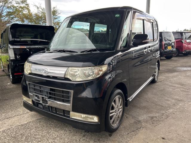 タント(ダイハツ) カスタムXリミテッド 電動スライドドア HID スマートキー 電動格納ミラー シートヒーター ベンチシート CVT 盗難防止システム ABS CD ミュージックプレイヤー接続可 アルミホイール 衝突安全ボディ エアコン 中古車画像