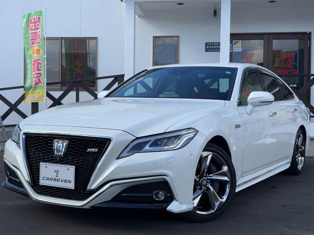 クラウンハイブリッド(トヨタ) ＲＳアドバンス　純正ナビ（ＢＤ＆ＤＶＤ＆Ｂｌｕｅｔｏｏｔｈ対応）　ＥＴＣ２．０　全方位モニター　トヨタセーフティーセンス　前後ドラレコ　シートヒーター＆シートエアコン　ハンドルヒーター　侵入センサー　ヘルプネット 中古車画像