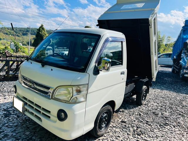 ハイゼットトラック(ダイハツ) ダンプ　ＰＴＯダンプ　４ＷＤ　５速マニュアル　エアコン　パワステ　アルパインＣＤＭＤプレーヤー 中古車画像