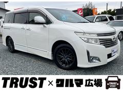 エルグランド 250ハイウェイスター 切替4WD 横滑り防止装置 片側電動スライドドア SDナビ フルセグTV Bluetoothオーディオ バックカメラ 後席モニター ETC 中古車画像