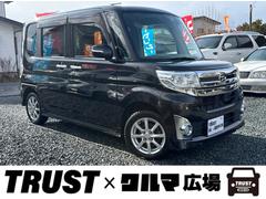 タント カスタムX SA 4WD 車検R8年12月 衝突被害軽減ブレーキ アイドリングストップ 横滑り防止装置 片側電動スライドドア スマートフォン連携ナビ ワンセグTV Bluetoothオーディオ HDMIポート Bカメラ 中古車画像