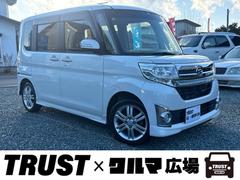 タント カスタムRS トップエディションSA 4WD ターボ 衝突被害軽減ブレーキ アイドリングストップ 横滑り防止装置 両側電動スライドドア SDナビ フルセグTV HDMI接続可能 バックカメラ ETC 中古車画像