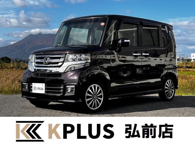 Ｎ－ＢＯＸカスタム Ｇ・ターボＬパッケージ　４ＷＤ　ＥＴＣ　バックカメラ　両側電動スライドドア　ＴＶ　オートクルーズコントロール　オートライト　ＨＩＤ　ＬＥＤヘッドランプ　スマートキー　アイドリングストップ　電動格納ミラー　シートヒーター（1枚目）