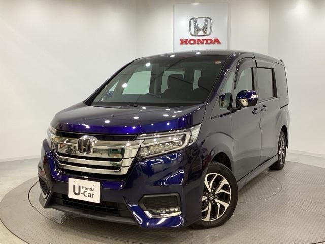 ステップワゴンスパーダ（ホンダ）スパーダホンダセンシング　純正メモリーナビ　純正アルミホイール　エンジンスターター　ドライブレコーダー　バックカメラ　リア席モニター　両側電動スライドドア　ＬＥＤヘッドライト　４ＷＤ　ホンダセンシング　クルーズコントロール 中古車画像
