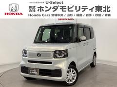 N-BOX ベースグレード 4WD 中古スタッドレスタイヤ、純正メモリーナビ、ドライブレコーダー前後装着+ETC付 当社デモカー 左側電動スライドドア フルセグTV Bluetooth接続 バックカメラ スマートキー CD 中古車画像