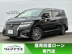 エルグランド 250ハイウェイスタープレミアム メーカーナビ後席モニターアラウンドビューカメラ黒革シート両側電動スライドドアシートヒータークルーズコントロールパワーシート 中古車画像