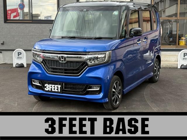 Ｎ－ＢＯＸカスタム Ｇ・Ｌホンダセンシング　４ＷＤ　純正８インチナビ　バックカメラ　フルセグＴＶ　Ｂｌｕｅｔｏｏｔｈ　純正エンジンスターター　ＥＴＣ　両側スライド片側パワースライドドア　禁煙　ドライブレコーダー（1枚目）