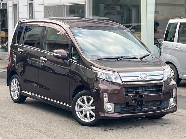 ムーヴ(ダイハツ) カスタム　ＸスマートセレクションＳＡ　４ＷＤ　ＥＴＣ　バックカメラ　ナビ　ＴＶ　衝突被害軽減システム　オートライト　ＬＥＤヘッドランプ　スマートキー　アイドリングストップ　電動格納ミラー　ベンチシート　ＣＶＴ　盗難防止システム　ＡＢＳ 中古車画像