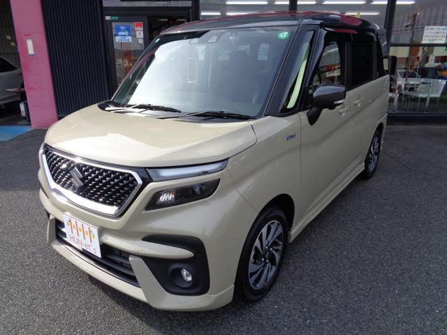 ハイブリッドＭＶ　９インチナビ　ＴＶ　ＥＴＣ　スズキセーフティサポート　全方位モニター　左右パワースライドドア　クルーズコントロール　ヘッドアップディスプレイ　ドライブレコーダー前後