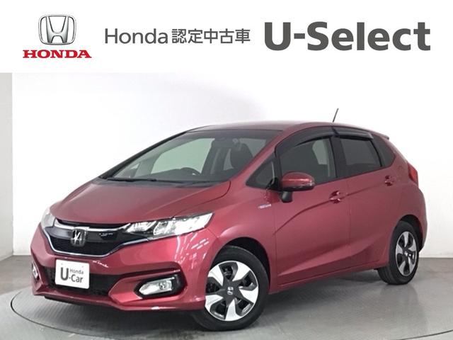 フィットハイブリッド(ホンダ) Ｆ　ＬＥＤ・フルセグ・メモリナビ・バックカメラ・ＵＳＢポート・ドアバイザー・ＥＴＣ　地デジＴＶ　ナビＴＶ　ＬＥＤヘッドライト　リアカメラ　横滑り防止装置　フルオートエアコン　イモビライザー　ＡＢＳ 中古車画像