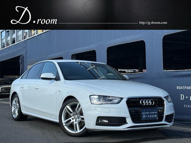 Ａ４(アウディ) Ｓラインプラス　ハーフレザーシート　シートヒーター　純正ナビ　ＴＶ　バックカメラ　クリアランスソナー　ＥＴＣ　Ｂｌｕｅｔｏｏｔｈ　１８インチアルミホイール 中古車画像