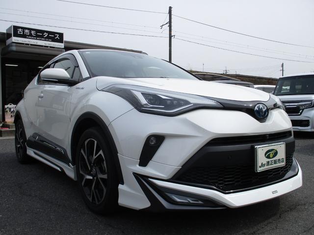 トヨタ Ｃ－ＨＲ Ｇ　モデリスタエアロ　ワンオーナー　純正ディスプレイオーディオ　全周囲カメラ　トヨタセーフティセンス　クリアランスソナー　ハーフレザー調シート　ＬＥＤヘッドライト　オートライト　ビルトインＥＴＣ