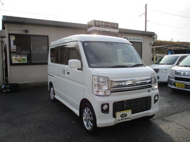 エブリイワゴン(スズキ) ＰＺターボ　ストラーダナビ　フルセグＴＶ　Ｂモニター　ＣＤ／ＤＶＤ再生　ブルートゥース対応　左オートステップ　パワースライドドア　レーダーブレーキ　レーンキープ　コーナーセンサー　前後ドラレコ　　シートカバー 中古車画像