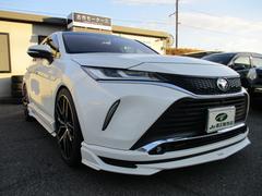 ハリアーハイブリッド Z レザーパッケージ TOMSエアロ TOMSマフラー 調光パノラマルーフ 純正ナビ フルセグTV 全方位カメラ デジタルインナーミラー 車高調 JBLサウンドシステム トヨタセーフティセンス レーダークルーズコントロール 中古車画像
